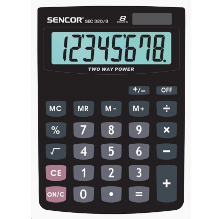 Sencor kalkulačka  SEC 320/8