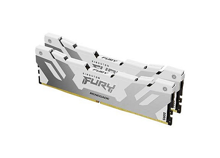 KINGSTON DIMM DDR5 64GB(Kit of 2) 6400MT/s CL32 FURY Renegade White XMP