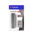 VERBATIM externí SSD 480GB Vx500 silver USB-C