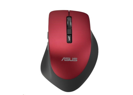 ASUS WT425 Optická myš, bezdrátová, červená