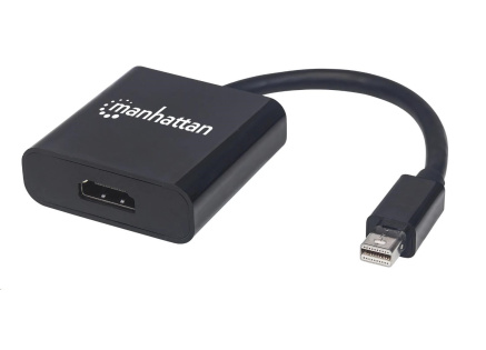MANHATTAN Adapter mini DP na HDMI, aktivní, černá