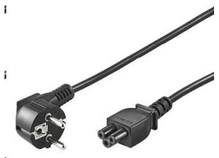PREMIUMCORD Kabel napájecí 230V pro NTB (3pin, Schuko, trojlístek) 1m