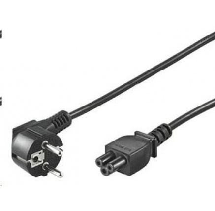 PREMIUMCORD Kabel napájecí 230V pro NTB (3pin, Schuko, trojlístek) 1m PREMIUMCORD Kabel napájecí 230V pro NTB (3pin, Schuko, trojlístek) 1m