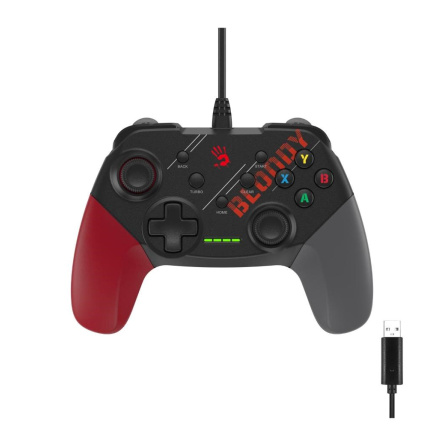 A4tech Bloody GP30, gamepad, USB, černo-červený