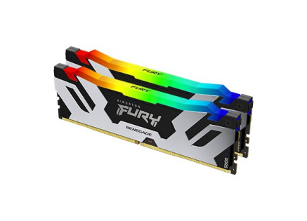 KINGSTON DIMM DDR5 48GB(Kit of 2) 8000MT/s CL38 FURY Renegade RGB Silver
