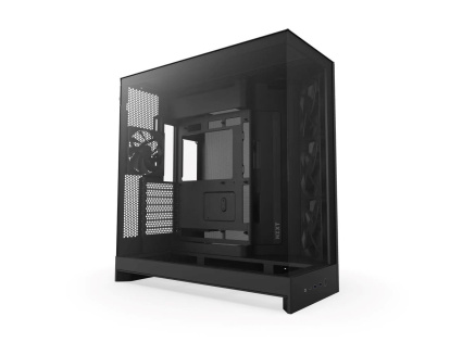 NZXT skříň H9 Flow dvoukomorová ATX / 4x140mm fan / až 10xfan / perforovaný top / proskl. bočnice, front / černá