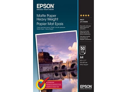 EPSON Paper A4 Matte - Heavyweight , 50 sheets