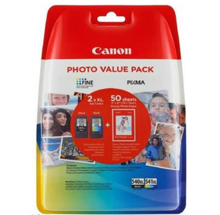 Canon CARTRIDGE PG-540L/CL-541XL PHOTO VALUE pro PIXMA MX375,395,435,455,475,MG2150,3150,4150 (180 str.) Canon CARTRIDGE PG-540L/CL-541XL PHOTO VALUE pro PIXMA MX375,395,435,455,475,MG2150,3150,4150 (180 str.)
