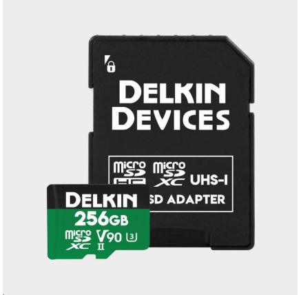 Delkin microSD Power 2000x UHS-II (V90) R300/W250 256GB