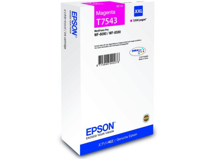 EPSON Ink bar WF-8090 / WF-8590 Ink Cartridge XXL Magenta - 7000str. (69 ml) EPSON Ink bar WF-8090 / WF-8590 Ink Cartridge XXL Magenta - 7000str. (69 ml)