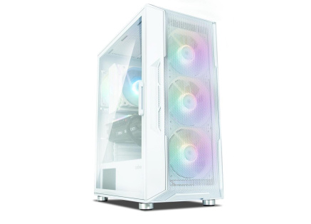 ZALMAN case I3 NEO, Mid Tower, ATX, 2xUSB 3.0, 1xUSB 2.0, 4x 120mm RGB Fan, bílá