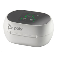 BAZAR - Poly Voyager Free 60+ bluetooth headset, USB-C adaptér, dotykové nabíjecí pouzdro, bílá - Rozbaleno (Kompl