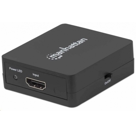 Manhattan HDMI rozdělovač, 1080p 2-Port HDMI Splitter, USB Powered, černá Manhattan HDMI rozdělovač, 1080p 2-Port HDMI Splitter, USB Powered, černá