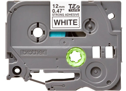 BROTHER TZES231 - kazeta TZ šířky 12mm, extrémně adhesivní lamino TZE-S231, bílá/černé písmo