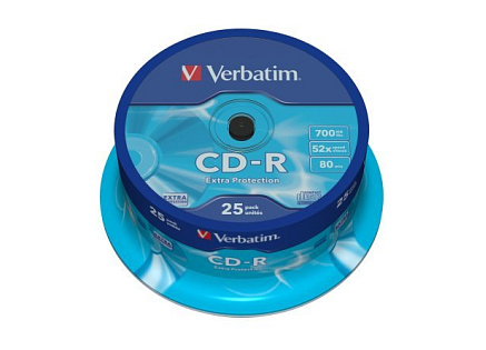 VERBATIM CD-R(25-Pack)Spindle/Extra Protection/DL/52x/700MB
