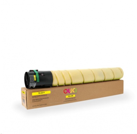 OWA Armor toner pro KONICA MINOLTA bizhub C224/C284/C364, 25000 stran, TN-321 Y , žlutý/yellow OWA Armor toner pro KONICA MINOLTA bizhub C224/C284/C364, 25000 stran, TN-321 Y , žlutý/yellow