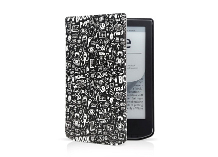 CONNECT IT Pouzdro na čtečku knih PocketBook 629, 634, Doodle černá