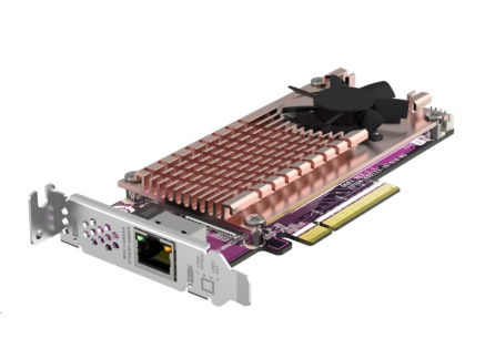 QNAP QM2-2P10G1TB rozšiřující karta 1x10GbE, 2xM.2 NVMe 2280 PCIe Gen3x8 pro PC i NAS QNAP QM2-2P10G1TB rozšiřující karta 1x10GbE, 2xM.2 NVMe 2280 PCIe Gen3x8 pro PC i NAS