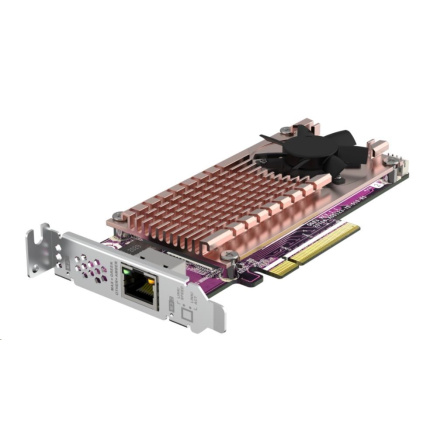 QNAP QM2-2P10G1TB rozšiřující karta 1x10GbE, 2xM.2 NVMe 2280 PCIe Gen3x8 pro PC i NAS