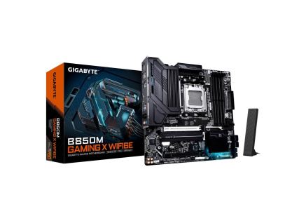 GIGABYTE MB Sc AM5 B850M GAMING X WF6E, AMD B850, 4xDDR5, 2xDP, 1xHDMI, WiFi, mATX