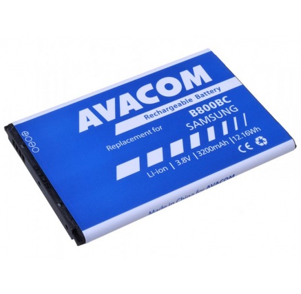 AVACOM baterie do mobilu Samsung N9005 Galaxy NOTE 3, Li-Ion 3,7V 3200mAh (náhrada EB-B800BEB) AVACOM baterie do mobilu Samsung N9005 Galaxy NOTE 3, Li-Ion 3,7V 3200mAh (náhrada EB-B800BEB)