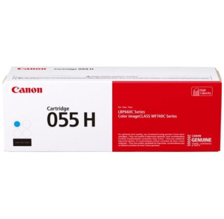 Canon TONER CRG-055H azurový pro i-SENSYS LBP663Cdw, LBP664Cx, MF742Cdw, MF744Cdw (5 900 str.) Canon TONER CRG-055H azurový pro i-SENSYS LBP663Cdw, LBP664Cx, MF742Cdw, MF744Cdw (5 900 str.)