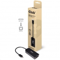 Club3D Adaptér USB 3.2 Gen 1 Typ C na RJ45 2.5Gbps, 24cm