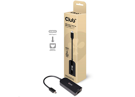 Club3D Adaptér USB 3.2 Gen 1 Typ C na RJ45 2.5Gbps, 24cm Club3D Adaptér USB 3.2 Gen 1 Typ C na RJ45 2.5Gbps, 24cm