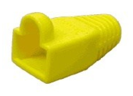 Ochrana pro konektor RJ45, snag-proof - žlutá, 100ks