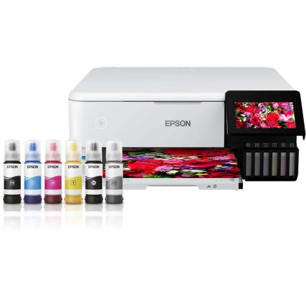 EPSON tiskárna ink EcoTank L8160, 3v1, A4, 16ppm, USB, LCD panel, Foto tiskárna, 6ink,Záruka 5 let  po registraci zdarma