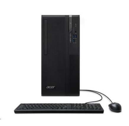 ACER PC Veriton VS2720G, i5-14400,8GB DDR5,512GB M.2 SSD,Wifi,DVD±RW,USB KB+mouse,W11P,300W,Black