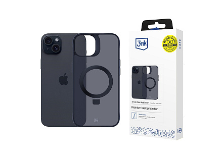 3mk ochranný kryt Smoke Case Mag&Stand pro Apple iPhone 15 3mk ochranný kryt Smoke Case Mag&Stand pro Apple iPhone 15