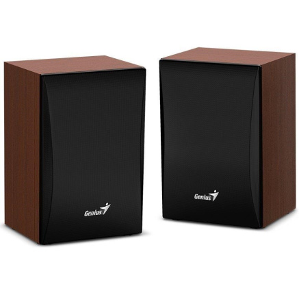 GENIUS reproduktory SP-HF380BT/ 2.0/ Bluetooth/ 3W/ dřevěné/ barva dřevo