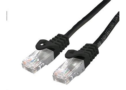 C-TECH kabel patchcord Cat6, UTP, černý, 1m C-TECH kabel patchcord Cat6, UTP, černý, 1m