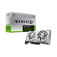MSI VGA NVIDIA GeForce RTX 5060 Ti 16G VENTUS 2X OC WHITE PLUS, RTX 5060 Ti, 16GB GDDR7, 3xDP, 1xHDMI
