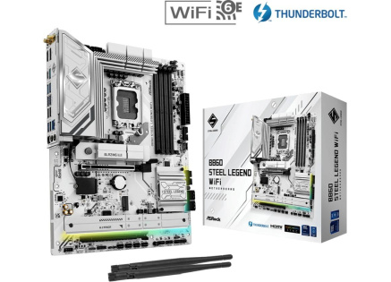 ASRock MB Sc LGA1851 B860 Steel Legend WiFi, Intel B860, 4xDDR5, 1xThunderbolt, 1xDP, 1xHDMI, WiFi, ATX