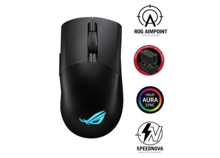 ASUS myš ROG KERIS WIRELESS AIMPOINT (P709), RGB, Bluetooth, černá ASUS myš ROG KERIS WIRELESS AIMPOINT (P709), RGB, Bluetooth, černá