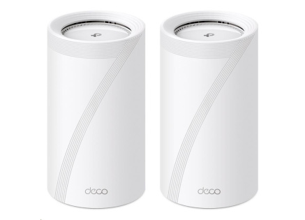 TP-Link Deco BE85(2-pack) WiFi7 Mesh(BE22000,2,4GHz/5GHz/6GHz,1x10GbELAN/WAN,1xSFP+/10GbELANcombo,2x2,5GbELAN/WAN,1xUSB) TP-Link Deco BE85(2-pack) WiFi7 Mesh(BE22000,2,4GHz/5GHz/6GHz,1x10GbELAN/WAN,1xSFP+/10GbELANcombo,2x2,5GbELAN/WAN,1xUSB)