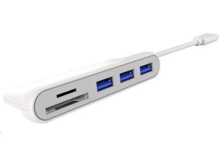 PREMIUMCORD USB3.1 Typ-C hub 3x USB3.0 + čtečka SD karet PREMIUMCORD USB3.1 Typ-C hub 3x USB3.0 + čtečka SD karet