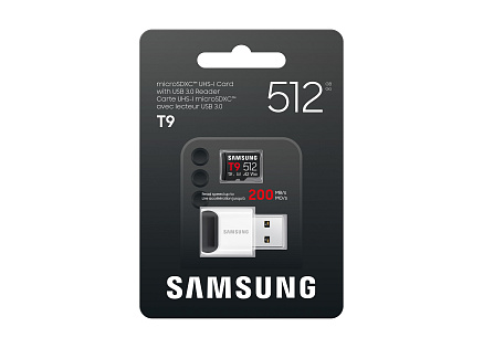 Samsung T9 microSD 512GB + USB Adaptér Samsung T9 microSD 512GB + USB Adaptér