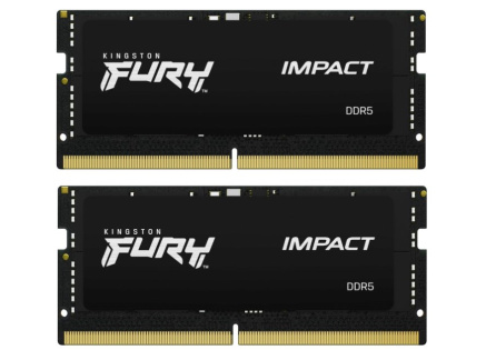 KINGSTON SODIMM DDR5 64GB (Kit of 2) 5600MT/s CL40 FURY Impact PnP