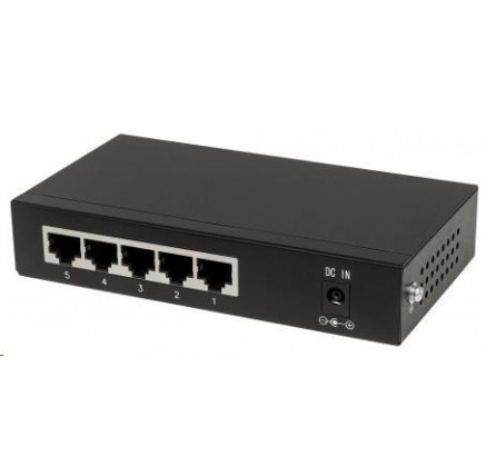 Intellinet 5-port Gigabit PoE Switch, 4x GbE PoE+, 1x GbE, PoE 60W, fanless Intellinet 5-port Gigabit PoE Switch, 4x GbE PoE+, 1x GbE, PoE 60W, fanless