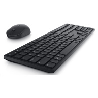 DELL Pro Wireless Keyboard and Mouse - KM5221W - US International  (QWERTY) - Black
