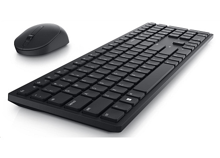 DELL Pro Wireless Keyboard and Mouse - KM5221W - US International  (QWERTY) - Black