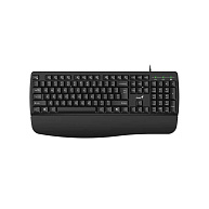GENIUS Klávesnice KB-123, membránová, USB, CZ+SK layout, Copilot klávesa, Předložka, černá