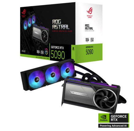 ASUS VGA NVIDIA GeForce RTX 5090 ROG ASTRAL LC 32GB, 32GB GDDR7, 3xDP, 2xHDMI ASUS VGA NVIDIA GeForce RTX 5090 ROG ASTRAL LC 32GB, 32GB GDDR7, 3xDP, 2xHDMI
