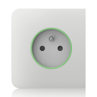 Ajax  SideCover (smart) - Boční kryt zásuvky, horizontální, bílá