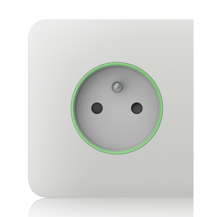 Ajax  SideCover (smart) - Boční kryt zásuvky, horizontální, bílá