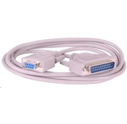 PREMIUMCORD Kabel seriový k tiskárně 9F-25M 2m PREMIUMCORD Kabel seriový k tiskárně 9F-25M 2m