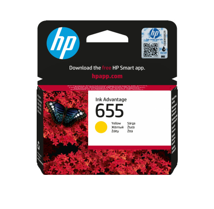 HP 655 Yellow Ink Cart, CZ112AE (600 pages) HP 655 Yellow Ink Cart, CZ112AE (600 pages)